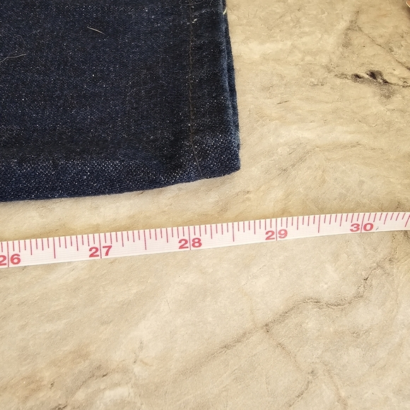 Vintage 80's 90's Deadstock Gitano Dark Blue Straight Leg Jeans Sz. 30 - Picture 11 of 12